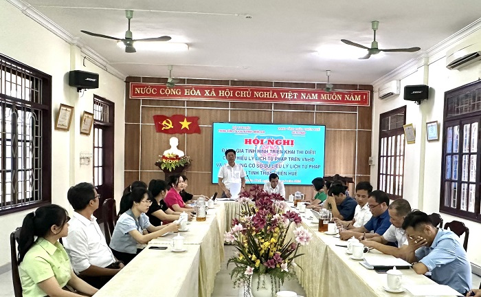 Tỉnh Thừa Thiên Huế làm tốt công tác thí điểm cấp phiếu Lý lịch tư pháp trên ứng dụng VNeID