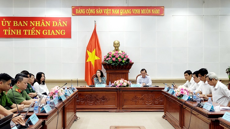 Đoàn Kiểm tra liên ngành về công tác lý lịch tư pháp tại tỉnh Tiền Giang và Bến Tre